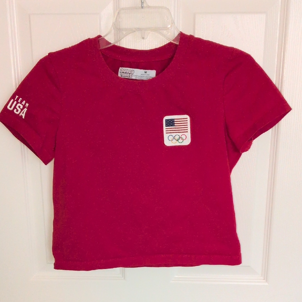 Looney Tunes Team USA Red Tee - M